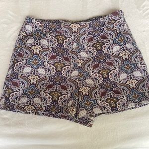 Zara High Waist Textured Shorts